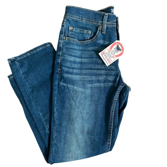 Devil Dog Dungarees 30 x 30 Athletic Garner Blue‎ Jeans MSRP $79 NWT - Picture 1 of 6